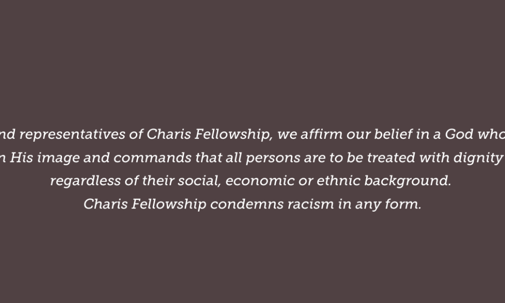 A Response from Charis Fellowship of North America concerning the Death of George Floyd